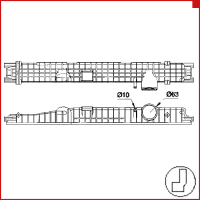 БАЧОК РАДИАТОРА VOLVO FM I-II (1998-2013) EURO 3-5, FM III (2013-2024) EURO 6, FMX (2013-2024) EURO 4-6