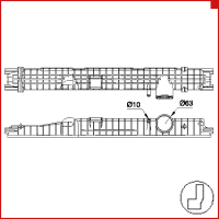БАЧОК РАДИАТОРА VOLVO FM I-II (1998-2013) EURO 3-5, FM III (2013-2024) EURO 6, FMX (2013-2024) EURO 4-6 3511