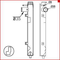 Бачок радиатора Mazda Xedos 9 2592