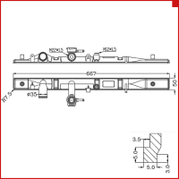 Бачок радиатора Mazda 626, Mx6 2574